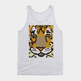 Tiger Face Tank Top